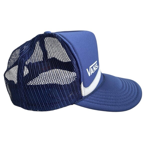 Cap VANS Otto Collection Blue TRUCKER Mesh SnapBack Hat Clean Moisture Wicking - Picture 5 of 7